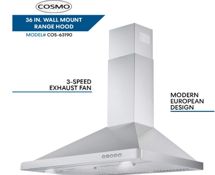 Best Cosmo Range Hood Reviews of 2022 & Buying Guide
