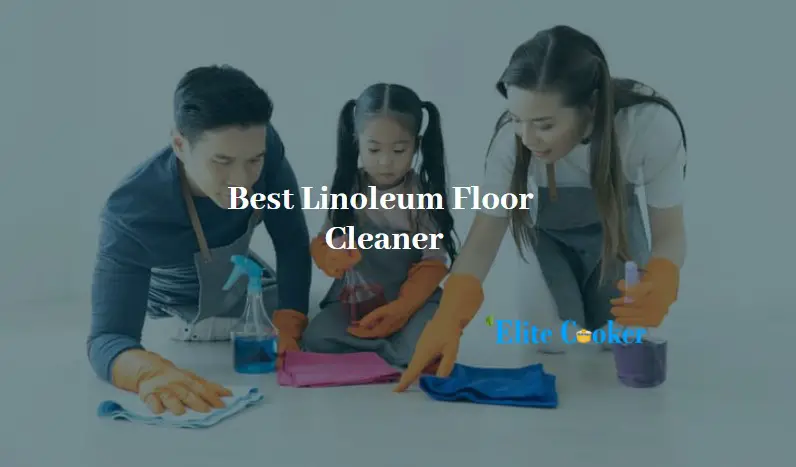 Best Linoleum Floor Cleaner