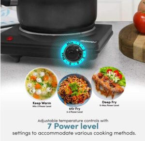 CUSIMAX 1800W Double Hot Plate