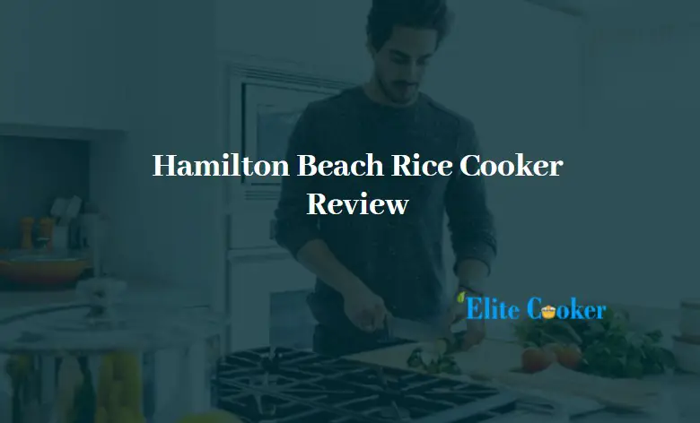 Hamilton Beach Rice Cooker Review